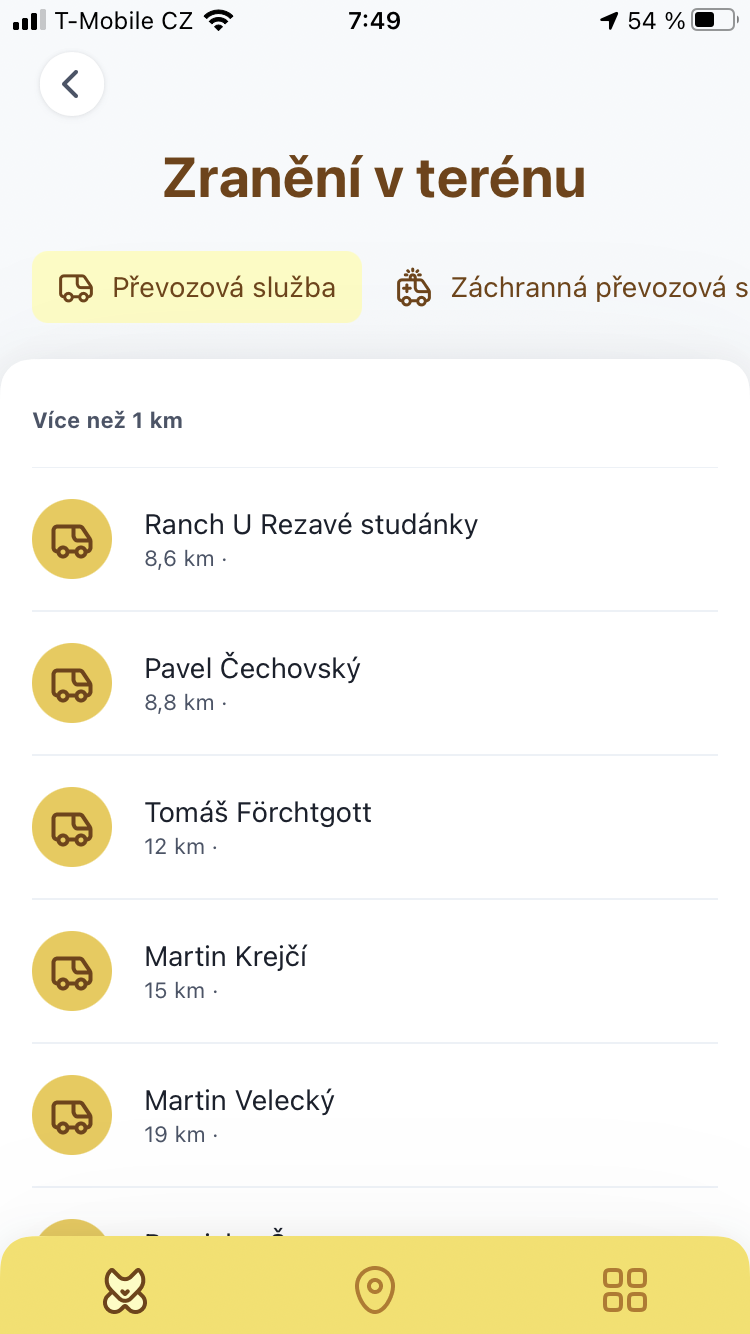 24/7 přeprava velkých zvířat