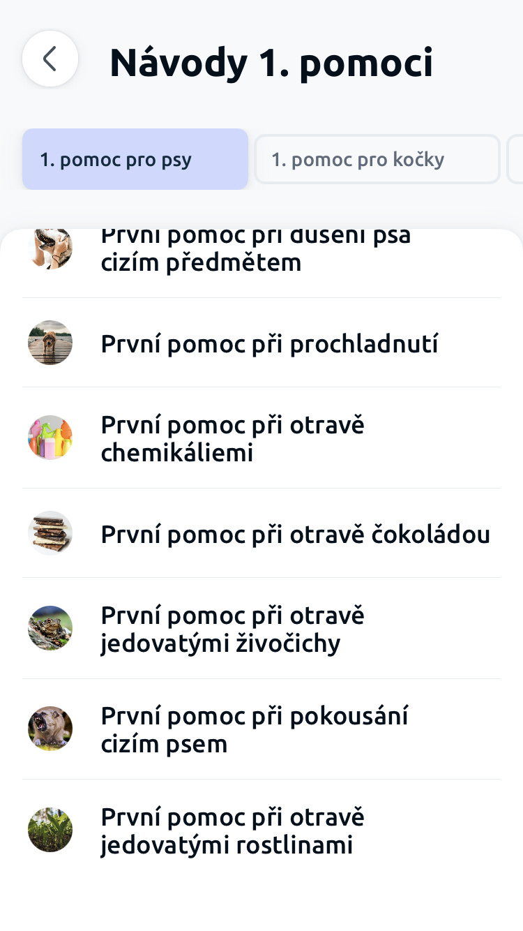 Návody 1. pomoci